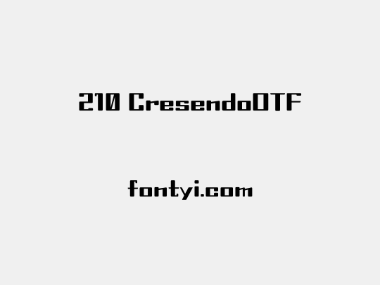 210 CresendoOTF