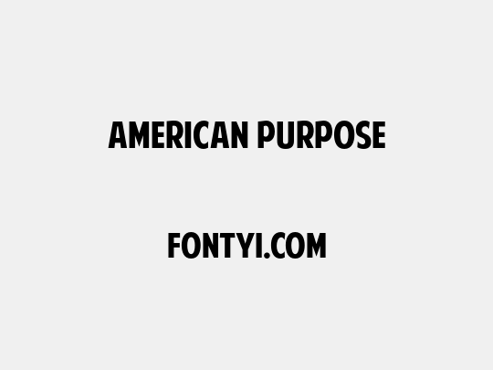 American Purpose