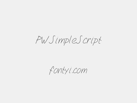 PWSimpleScript