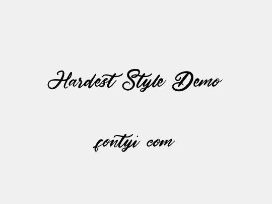 Hardest Style Demo