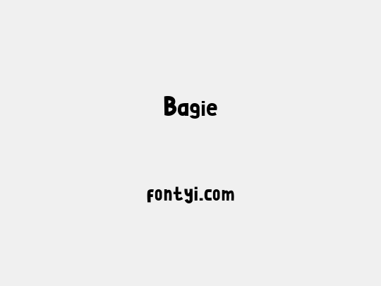 Bagie