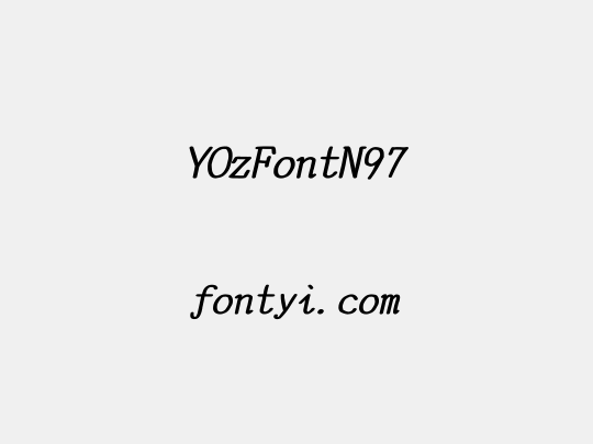 YOzFontN97