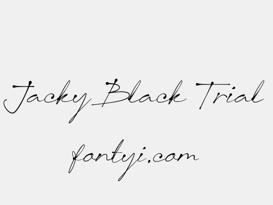 Jacky Black Trial