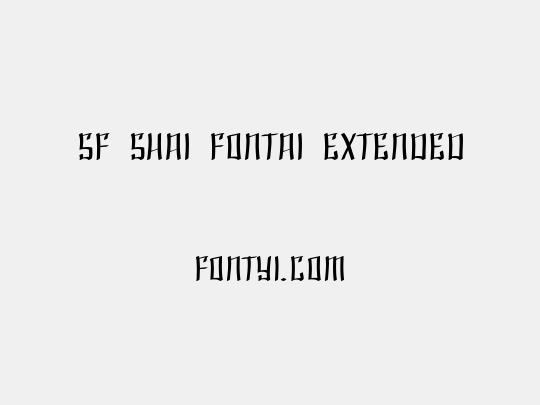 SF Shai Fontai Extended