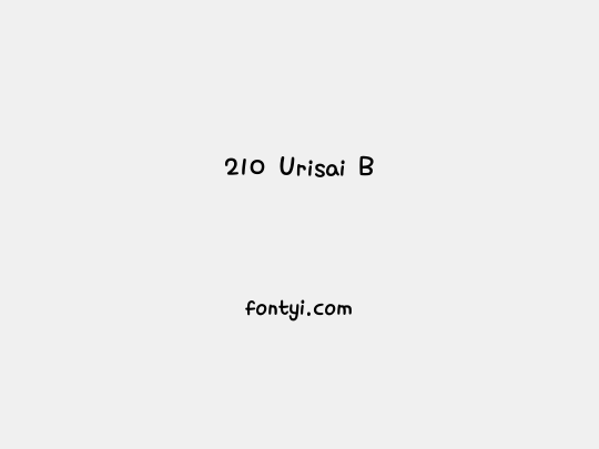 210 Urisai B