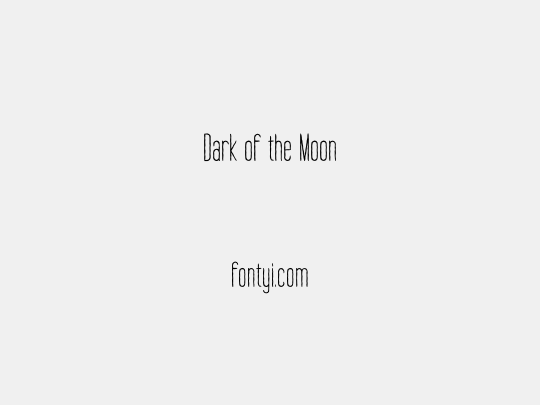 Dark of the Moon