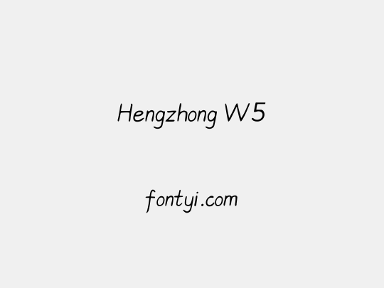 Hengzhong W5