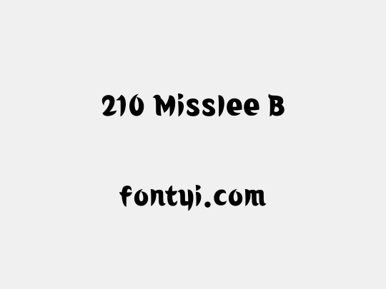 210 Misslee B