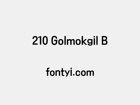 210 Golmokgil B