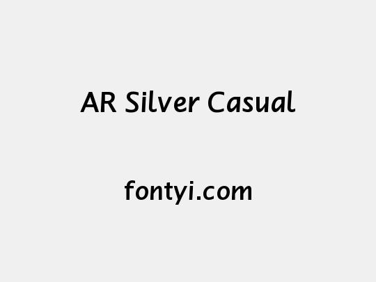 AR Silver Casual