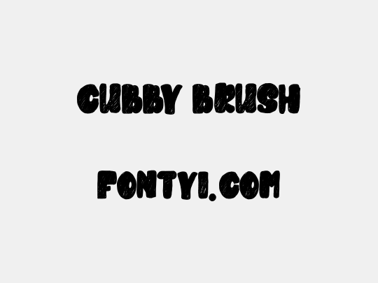 Cubby Brush