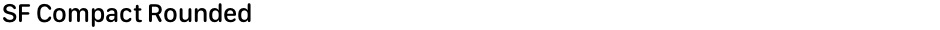 SF Compact RoundedDemo