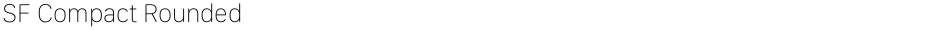 SF Compact RoundedDemo