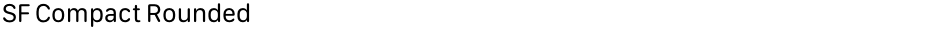 SF Compact RoundedDemo