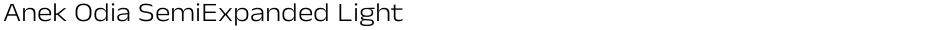 Anek Odia SemiExpanded LightDemo